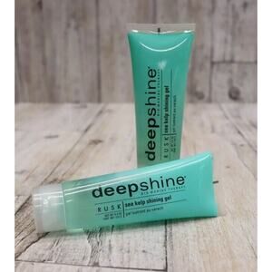 Rusk Styling Gel Deepshine Sea Kelp Shining Gel 4oz Concentrated Support 2PC NEW